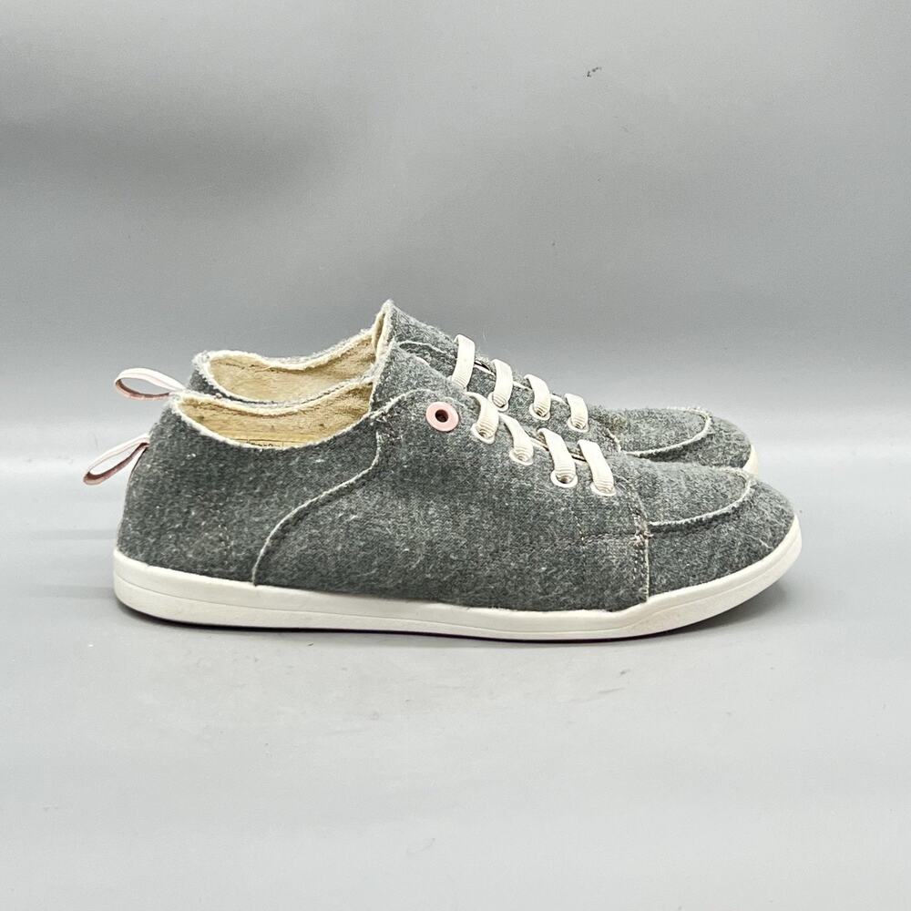 Vionic Shoes Womens 7 Gray Jersey Beach Pismo JRSY Low Top Sneakers Comfort